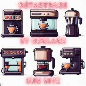 Détartrage et réglage de votre machine à café sur Paris et proche banlieue